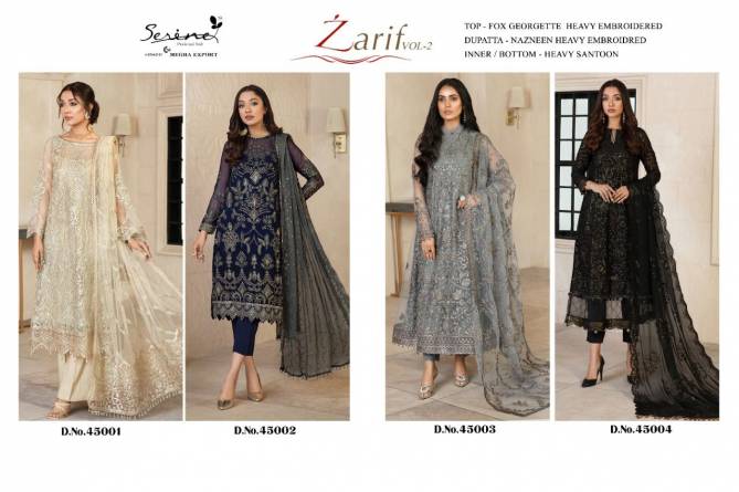 Serene Zarif 2 Heavy Festive Wear Georgette Embroidery Pakistani Salwar Kameez